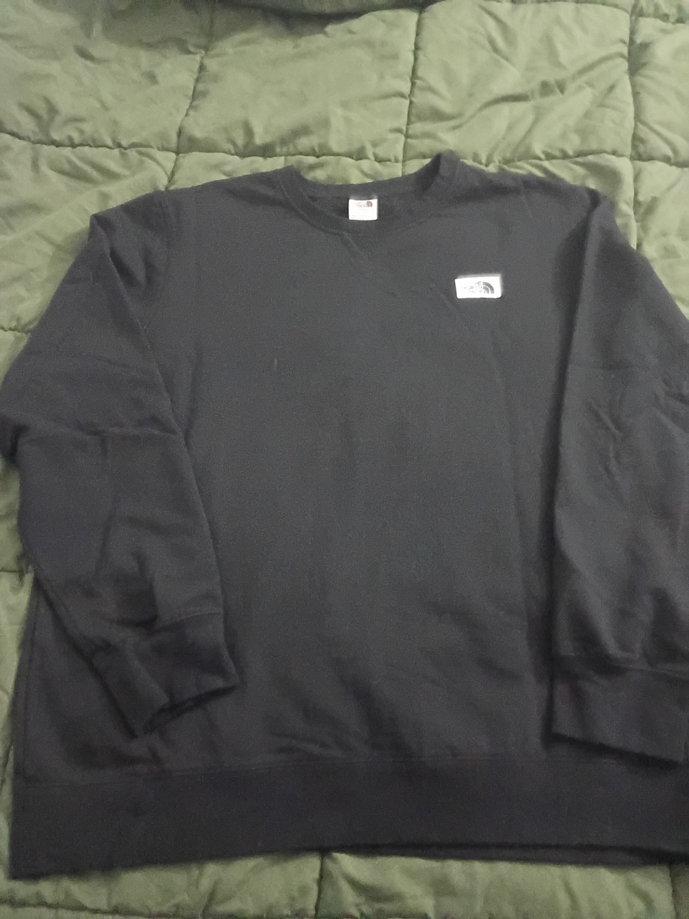 The North Face Black Men's Crewneck Pullover Sweatshirt 2XL